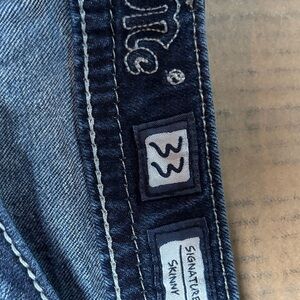 Miss Me Women's Skinny Jeans - Dark Blue